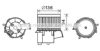 AVA QUALITY COOLING FT8434 Electric Motor, interior blower